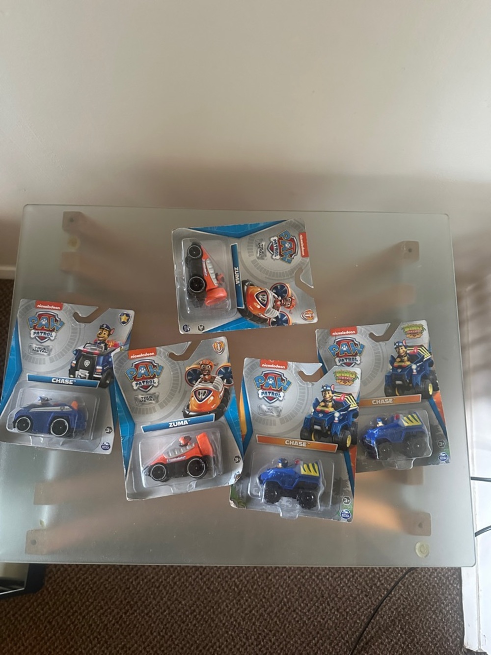 Paw Patrol Mini Vehicles Pack - Blue and Orange Rescue Rigs